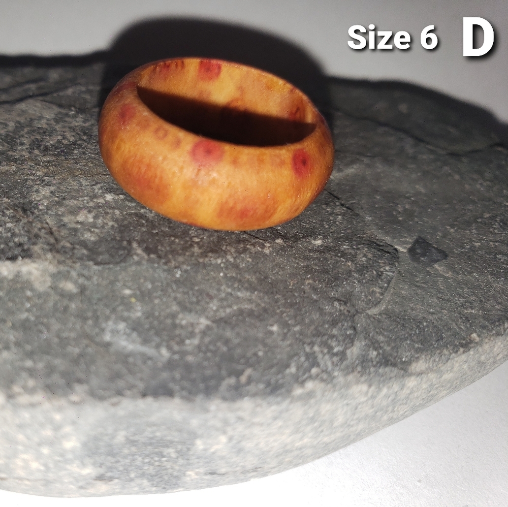 Wooden Ring Size 6